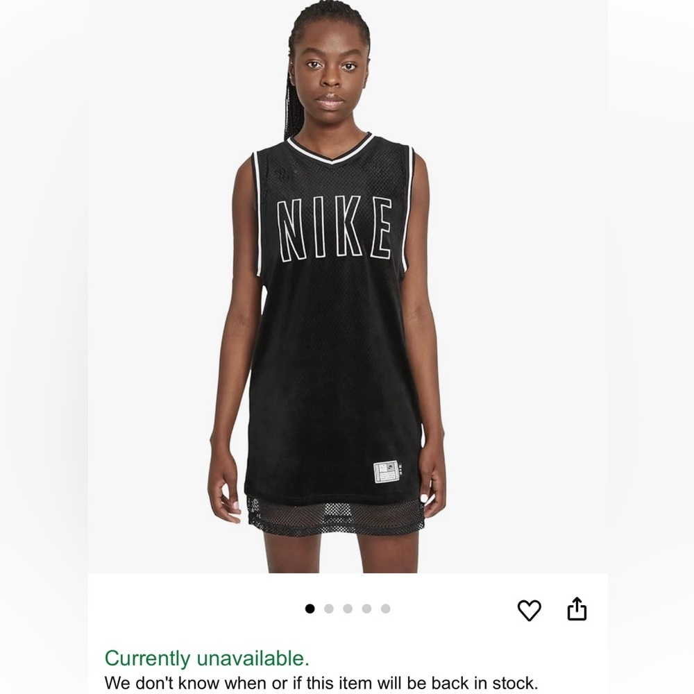 Nike Court Black and White Serena Williams Sleeveless Athletic Dress